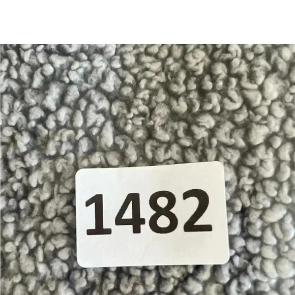 Pink Victoria’s Secret Gray Open Front Sherpa  Hooded Jacket Sz One Size #1482 - Picture 11 of 11